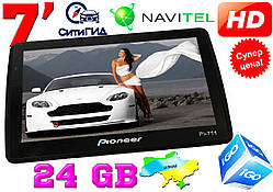 Новий GPS-навігатор Pioneer 7HD 24GB! 800 MHZ. FM, Navitel, IGO, Ситигид