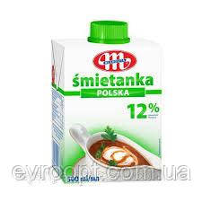 Вершки 12% Mlekovita Smietanka Polska, 500 мл, фото 1
