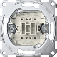 Механизм 1-полюсного кнопочного выключателя с самовозвратом Shneider Merten (MTN3156-0000) - фото 1 - id-p71869778