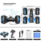 Водонепроникна Машинка-Перевертень обертається на 360° і робить Сальто на Радіокеруванні Р/У Всюдихід Амфібія, фото 4