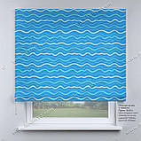 Римська фото штора Хвилі. Безкоштовна доставка., фото 2