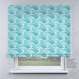 Римська фото штора Морська безодня. Безкоштовна доставка., фото 2