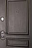Триконтурні вхідні двері в квартиру сталь 2 мм. колір Венге/Білий матовий, фото 5
