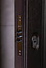 Триконтурні вхідні двері в квартиру сталь 2 мм. колір Венге/Білий матовий, фото 8