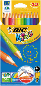 Цветные карандаши Bic еволюшн (12 цветов)