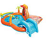 Дитячий надувний водний центр басейн для дітей із гіркою й кульками Bestway 53069 «Вулкан», фото 4