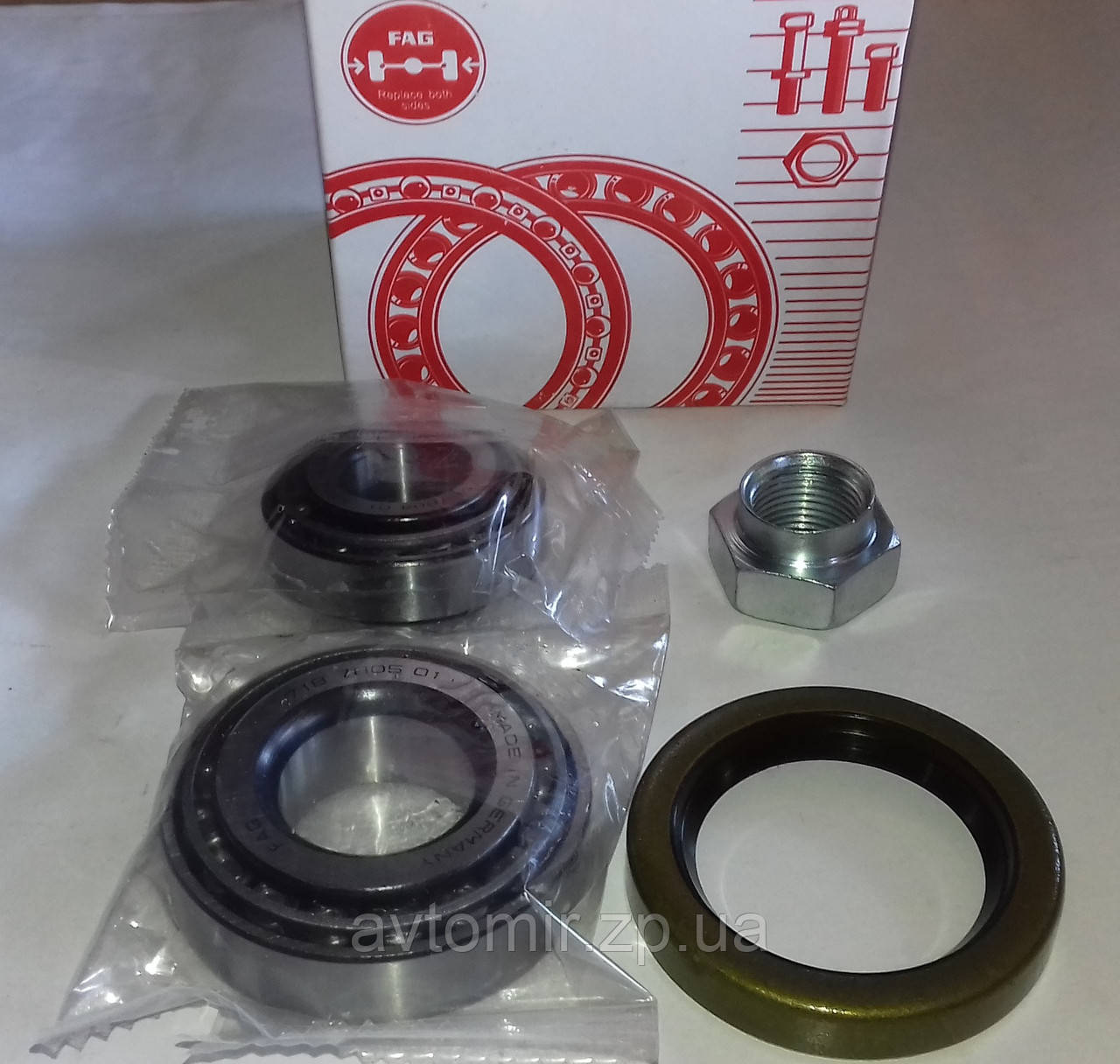 Ремкомплект передньої маточини ВАЗ 2101-2107 FAG, фото 1