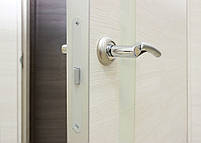 Двері міжкімнатні Cortex Alumo 01 crema bianco line, фото 5