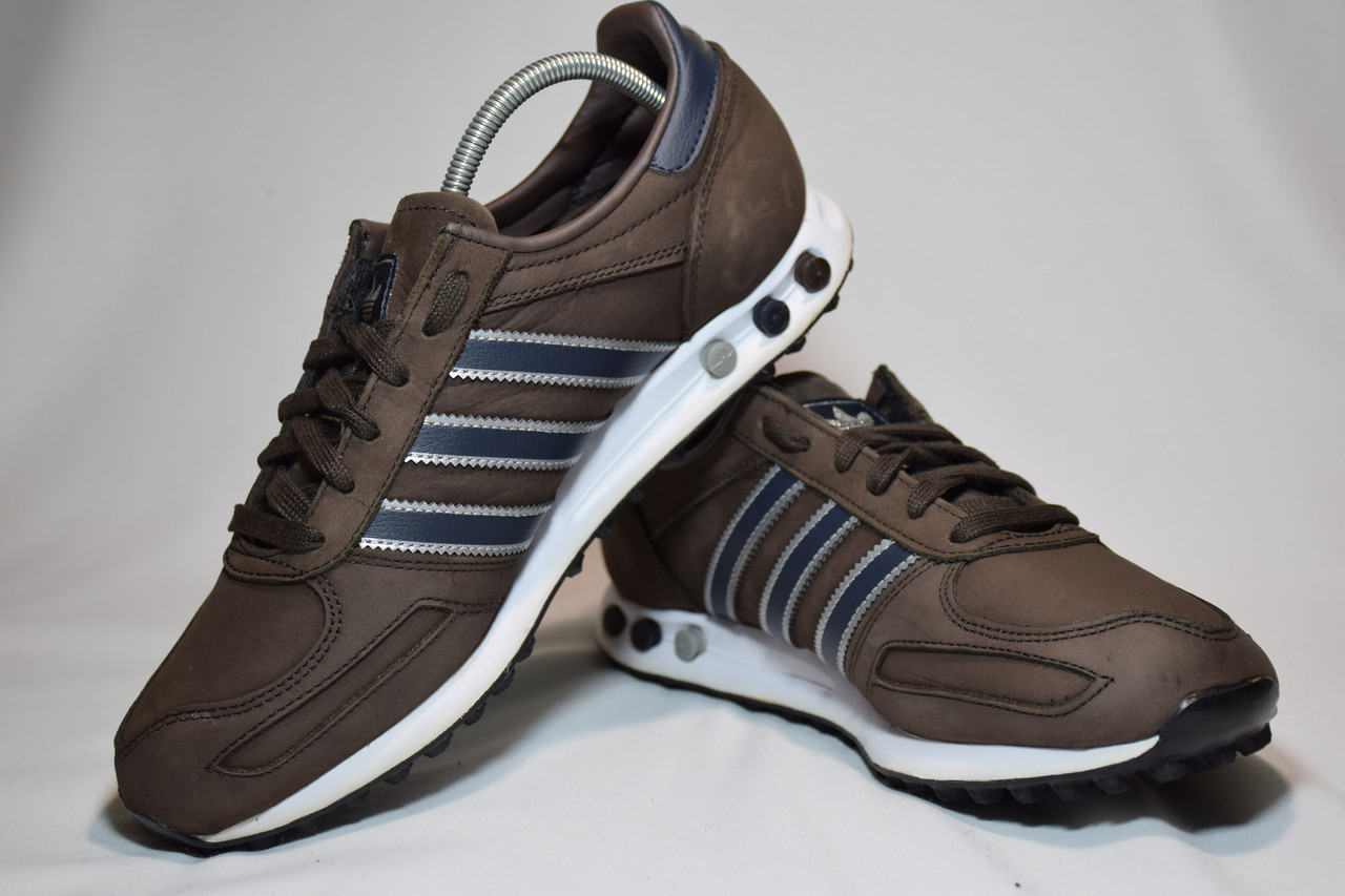 Adidas trainer pelle marrone hotsell
