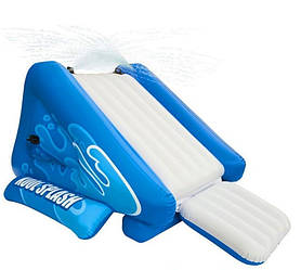 Надувна водна гірка ігровий центр на воді «Water Slide» Intex 58849 (333 x 206 x 117 см) Хвиля