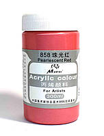 Фарби акрилові. Колір: Рожевий (858). Об'єм: 300 мл. Пр-во: Madisi (54).