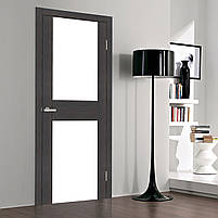 Двері міжкімнатні Cortex Gloss 03 дуб wenge triplex молочний, фото 2