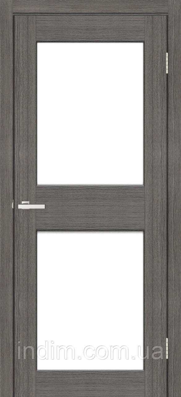 Двері міжкімнатні Cortex Gloss 04 дуб ash triplex молочний, фото 1