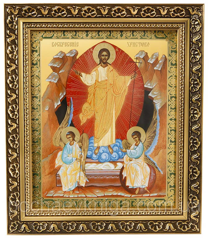 Ікона #2 -неваднисне Євсєво (тиснення, багет) Арт.156