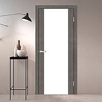 Двері міжкімнатні Cortex Gloss дуб ash triplex молочный, фото 2