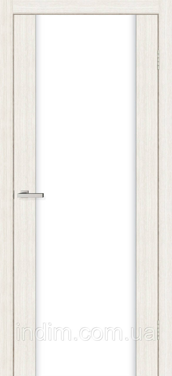 Двері міжкімнатні Cortex Gloss дуб bianco triplex молочний