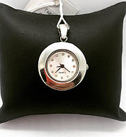 Годинник — підвіска кварцові зі срібла 925 Beauty Bar фактура гладка