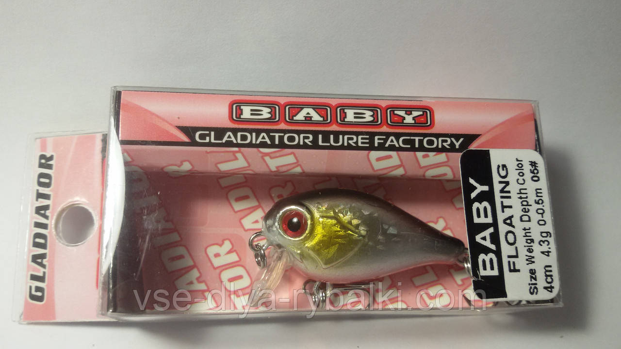 Воблер GLADIATOR Baby 40 Color: 05