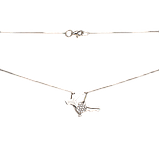 Срібне кольє "Качелі", фото 2