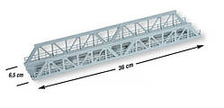 Збірна модель для моделювання макета — подвійний міст завдовжки 36 см, масштабу 1/87, H0 Noch 21310
