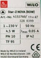 Насос рециркуляційний WILO STAR- Z NOVA ROW, фото 4