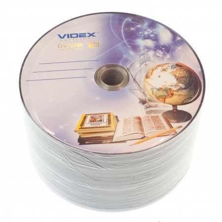 Videx DVD+R 16x 4.7Gb Тетрадка bulk 50