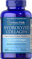 Коллаген Puritan's Pride Hydrolyzed Collagen 1000 mg 180 caps