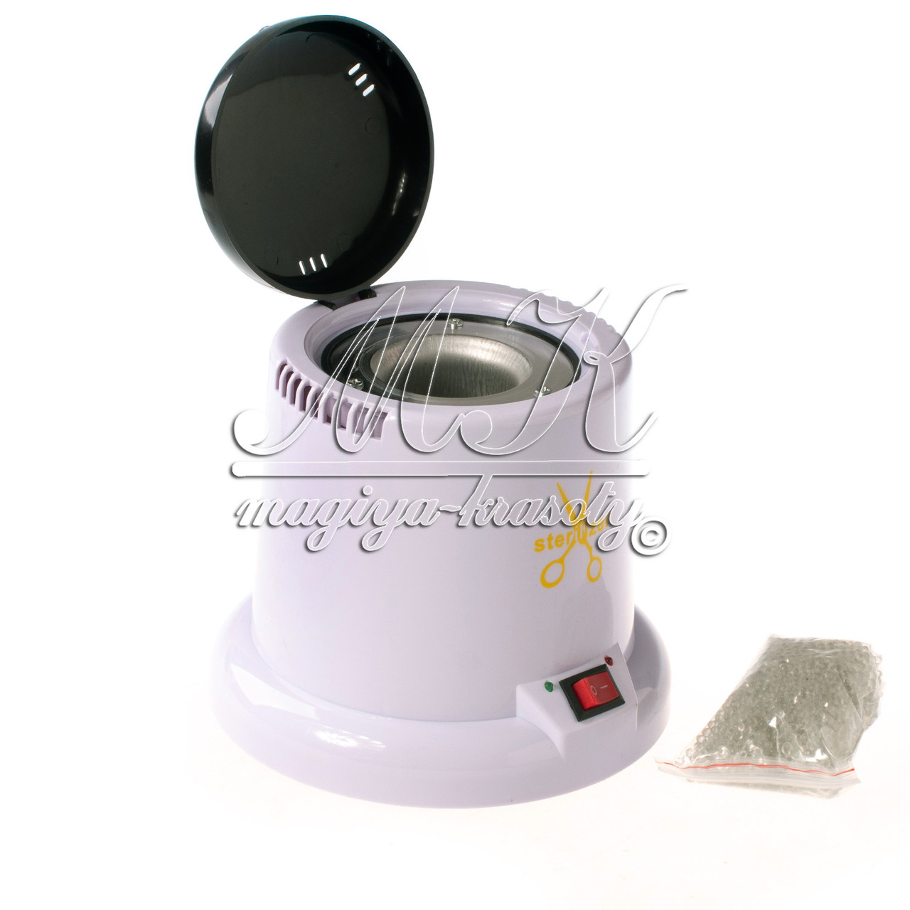 Стерилізатор кульковий для інстументів, пластиковий (білий)