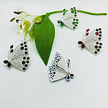 Срібна брошка "Дамона", фото 2