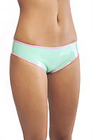 Трусики-шортики латексні з контрастною обробкою Latex Panties With Trim