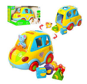 Машинка сортер музична Автошка, фото 1