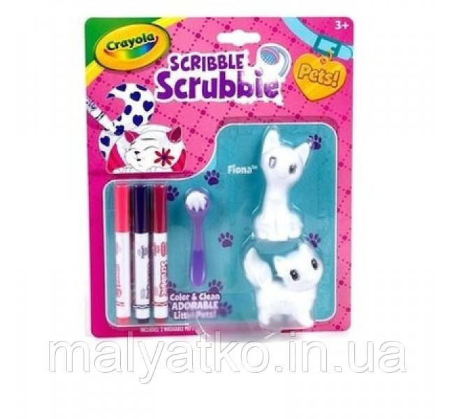 Crayola раскрашиваемые кішки Scribble Scrubbie Pets Cats
