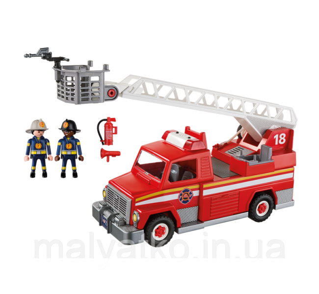 Пожежна машина Playmobil 5682 із сходами зі світлом та звуком