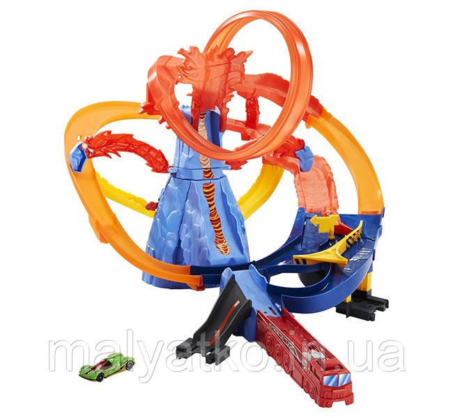 Великий трек Hot Wheels Volcano Escape Вулкан FTD61, фото 1