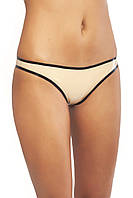 Латексні трусики стрінги з контрастною обробкою Latex String With Trim