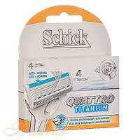 Сменные кассеты для бритья Schick Quattro Titanium 4 шт