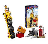 Lego Movie 2 Триколісний велосипед Еммета 70823 Emmet's Thricycle, фото 3