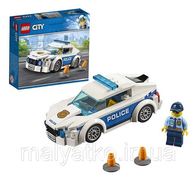 Lego City Автомобіль поліцейського патруля 60239