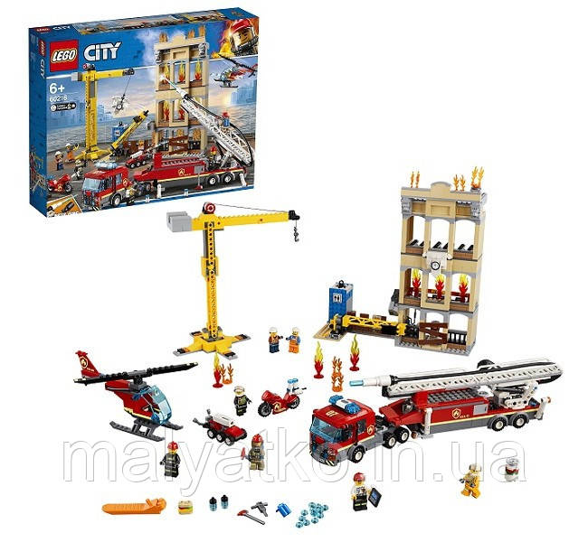 Lego City Центральна пожежна станція 60216, фото 1