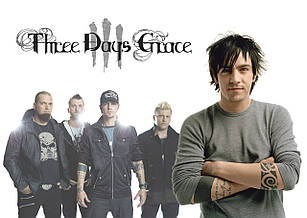 Плакат А3 Three Days Grace 01