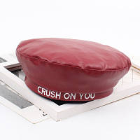 Жіночий бере з екошкіри Crush On You червоний