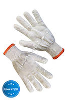 Робочі рукавички трикотажні білі Seven без ПВХ крапки 78500, 10р.