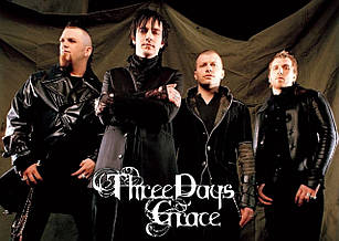 Плакат А3 Three Days Grace 03
