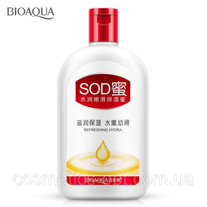 УВЛАЖНЯЮЩИЙ МЕДОВЫЙ ЛОСЬОН ДЛЯ ТЕЛА BIOAQUA SOD REFRESHING HYDRA