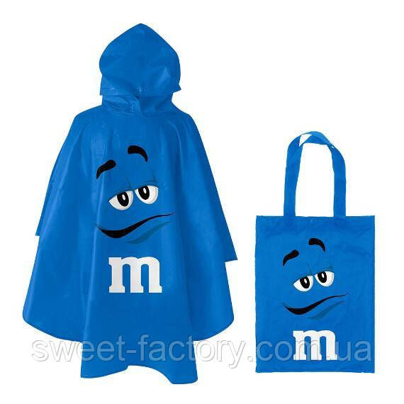Дощовик M&M's синій
