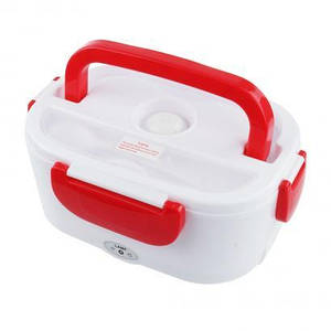 Ланч-бокс з підігрівом від мережі, червоний