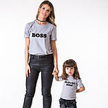 Футболки. Family Look. Мама + донька/ син. Бос і майбутній бос, фото 3