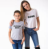 Футболки. Family Look. Мама + донька/ син. Бос і майбутній бос, фото 4