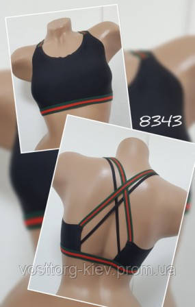 8343 топ жіночий Gucci мікрофібра
