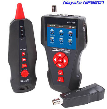 NOYAFA NF8601 багатофункціональний кабельний тестер, POE/PING-тестування, локалізація, відстань до пошкоджень